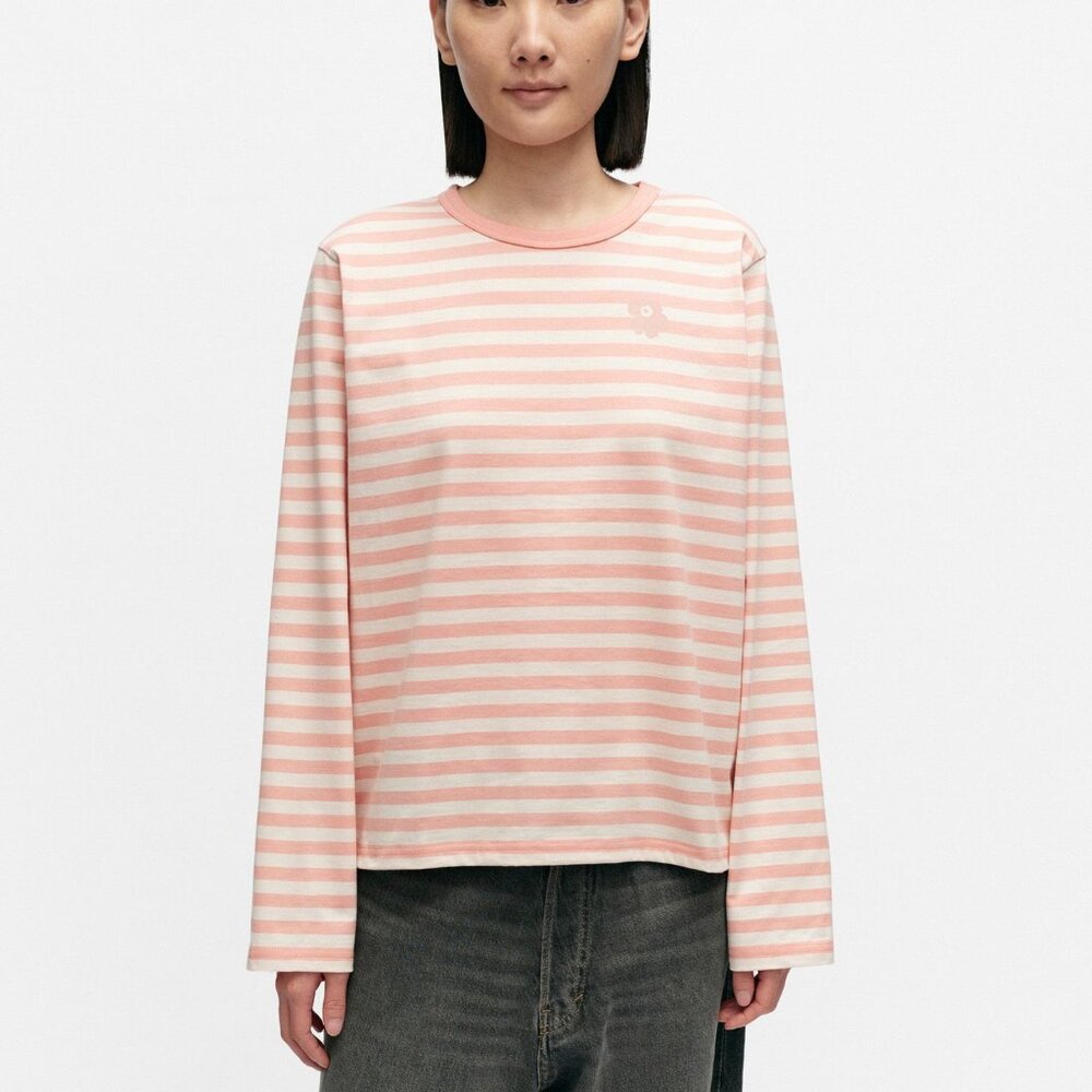 Marimekko Kioski Tasaraita Relaxed Longsleeve NWOT Size XS